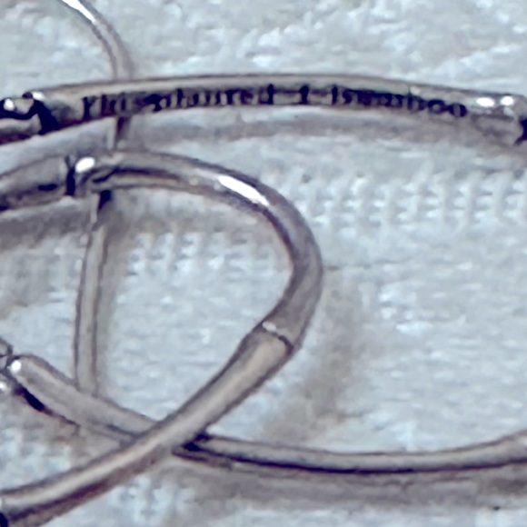 John Hardy Sterling Silver Earnings Collection This Planted 1 Bamboo - Picture 3 of 3